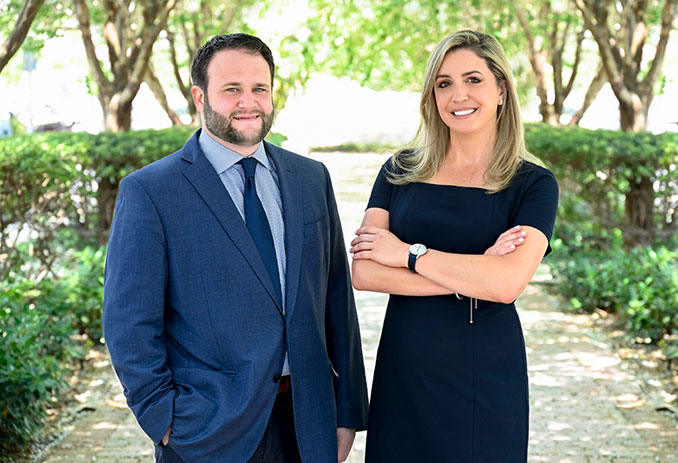 Photo of Attorneys Gregory Vincent Alcaro and Beatriz D. Vazquez